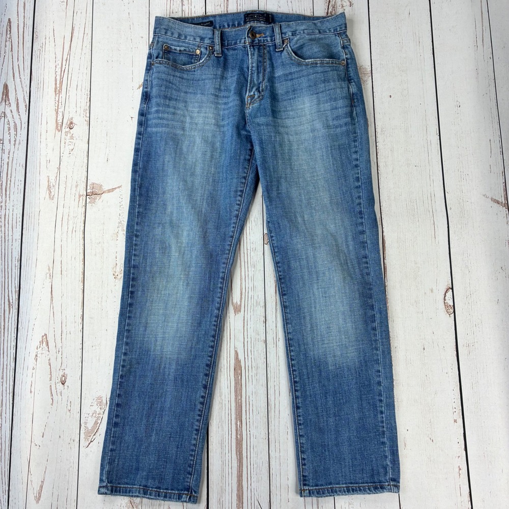 Lucky Brand 221 Original Straight Mens Jeans 32x30 Medium Wash Blue Denim